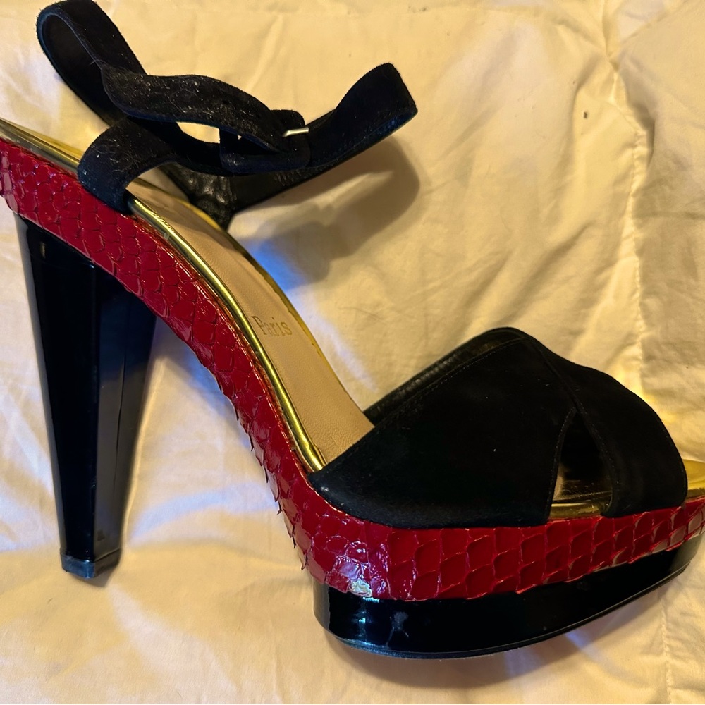 Christian Louboutin Python Heels